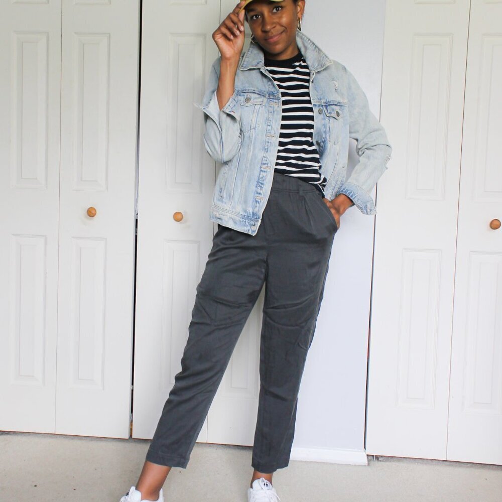 Gap Gray Ankle Pants Size 4